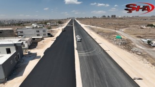 Şehir hastanesi yolunda asfalt serimi hızla sürüyor
