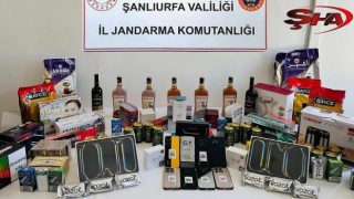Şanlıurfa’da çok sayıda kaçak ürün ele geçirildi