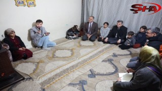 Başkan Kuş ve Günbeği yetim ailelerini ziyaret etti