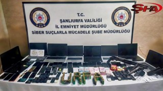 Şanlıurfa’da yasa dışı bahis operasyonu: 18 kişi tutuklandı