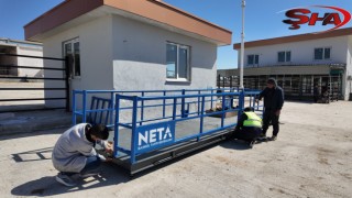 Şanlıurfa Canlı Hayvan Borsası’na elektronik baskül kuruldu