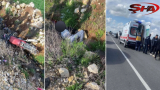 Şanlıurfa'da şarampole devrilen motosiklet sürücüsü öldü