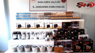 Viranşehir’de kaçakçılık operasyonu: Çok sayıda kaçak ürün ele geçirildi