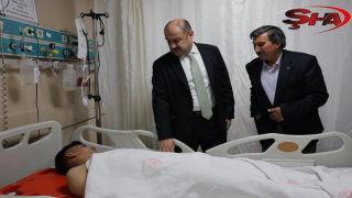Başkan Gülpınar’dan yaralı öğrencilere ziyaret