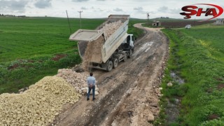 Eyyübiye kırsalında yollar daha güvenli oluyor