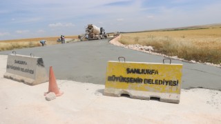 Büyükşehir, 3 ilçeyi beton yolla birbirine bağlıyor