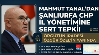 CHP Urfa İl Başkanlığı imza vermedi, Milletvekili Tanal tepki gösterdi!