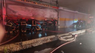 Evren Sanayi Sitesi’nde korkutan yangın söndürüldü