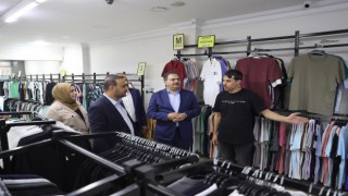 Başkan Canpolat’tan teşkilat buluşması ve esnaf ziyareti