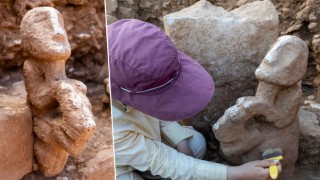 11 Bin yıllık sır ortaya çıktı! Karahantepe’de benzersiz heykel