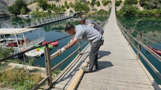 Büyükşehir’den Halfeti’de turizm sezonu öncesi köprülere kapsamlı bakım