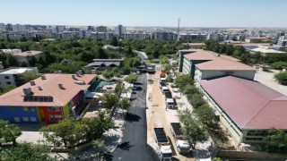 Siverek'in caddelerinde çalışmalar aralıksız sürüyor